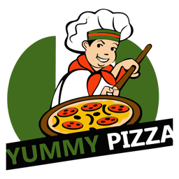 Yummy Pizza logo.